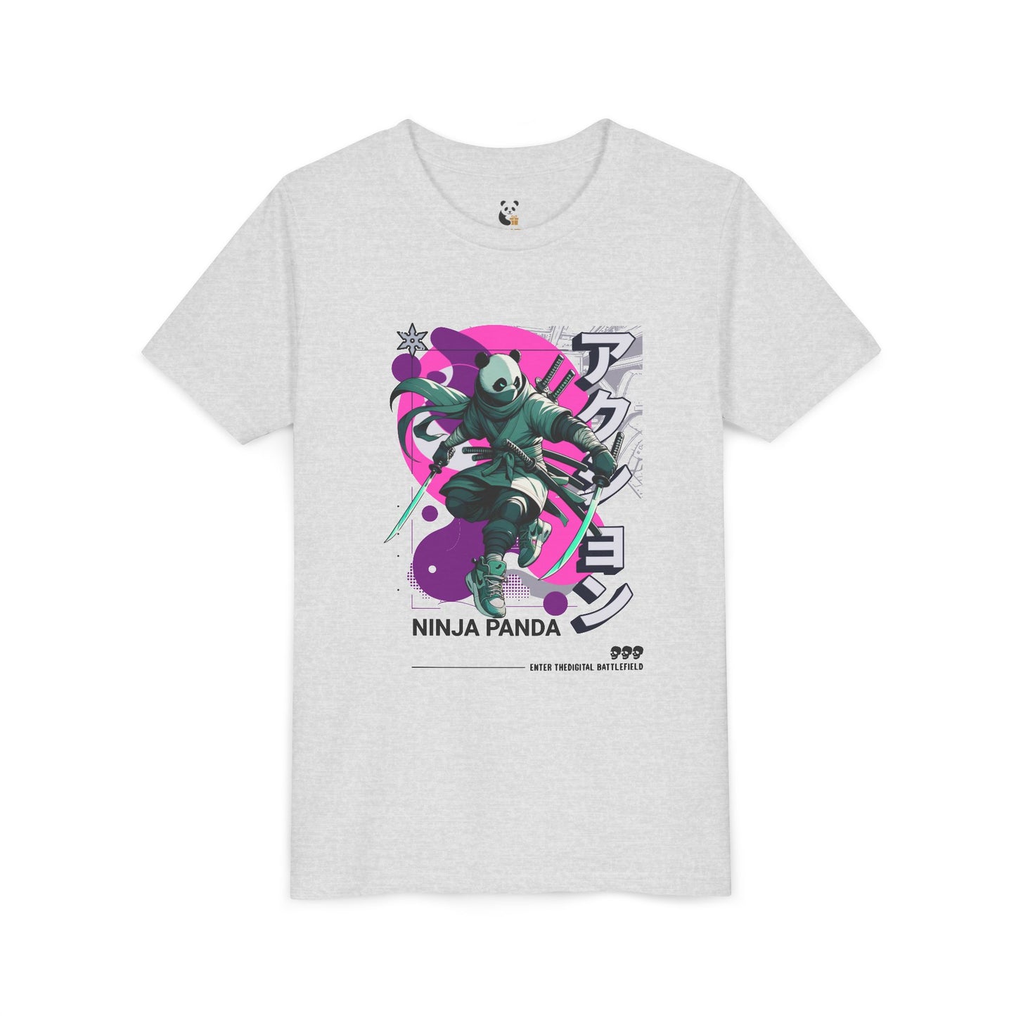 Youth Tee - Ninja Panda Design