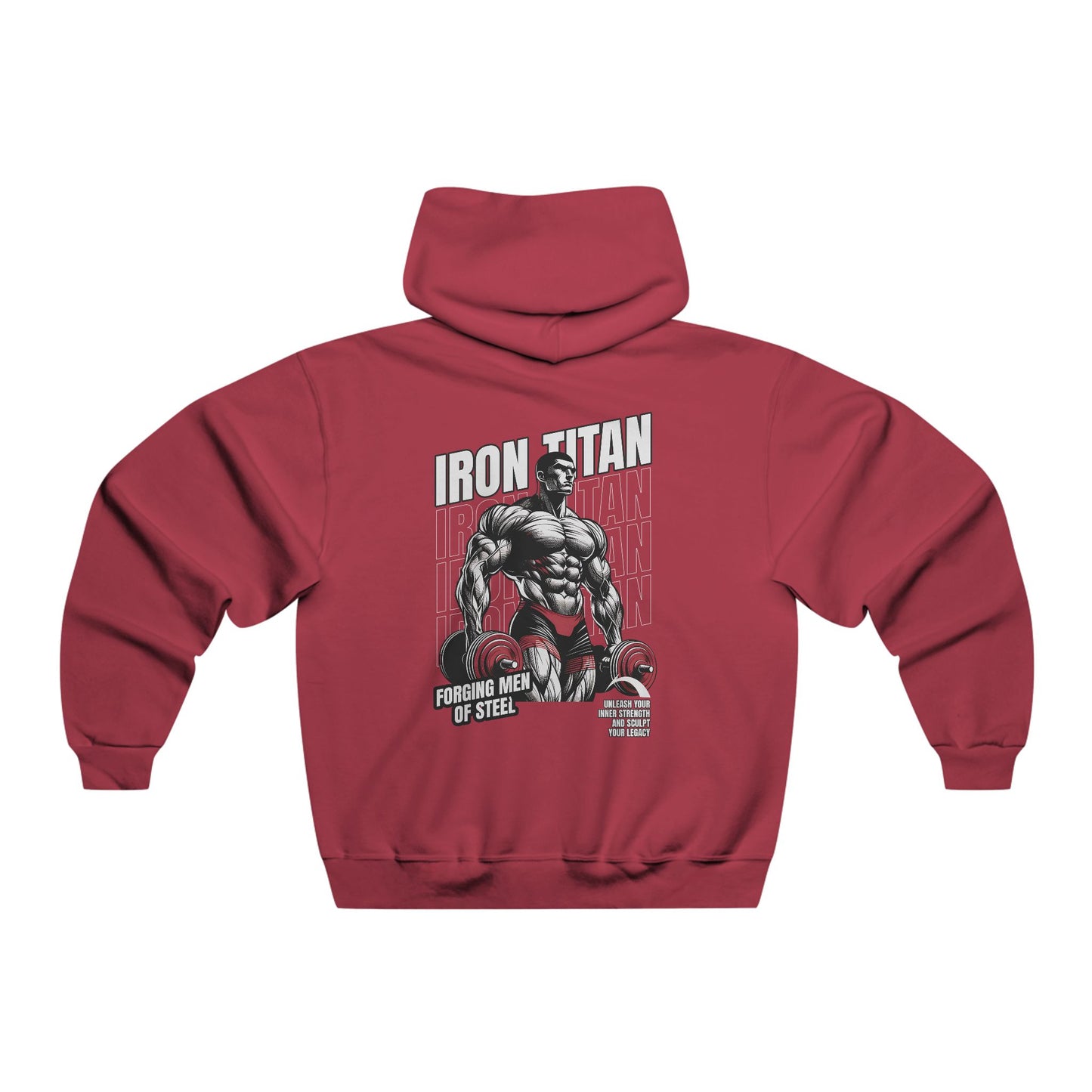 Steel Men Fitness Enthusiasts Hoodie