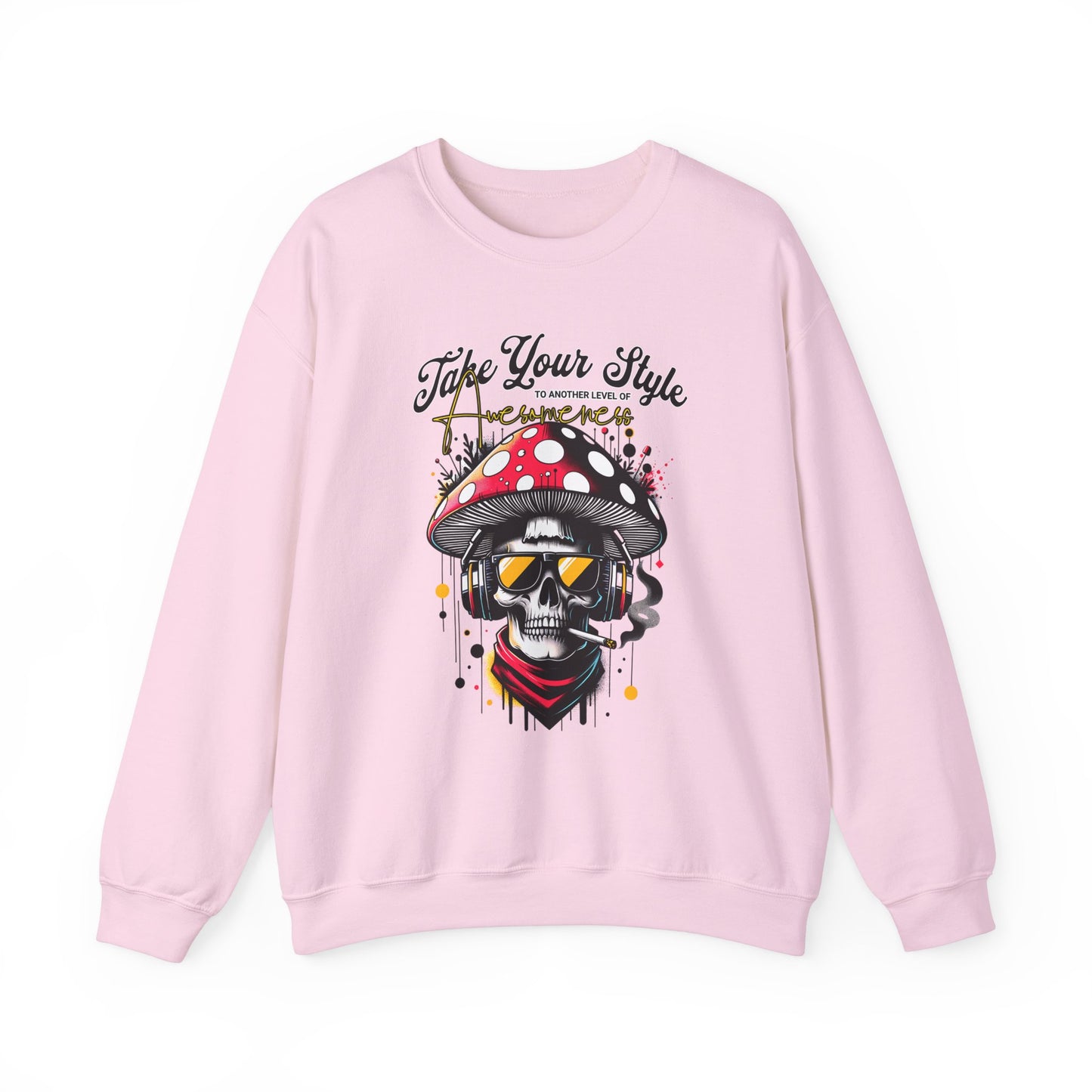 Graffiti Skull Crewneck Sweatshirt