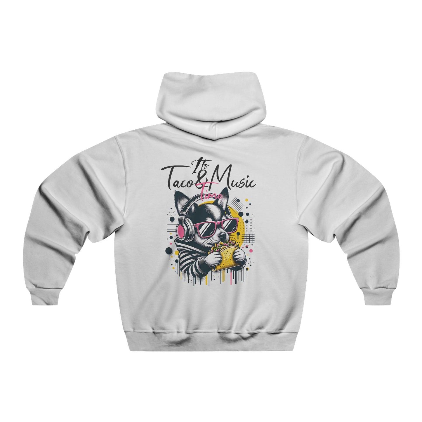 Hooded Sweatshirt Graffiti Style