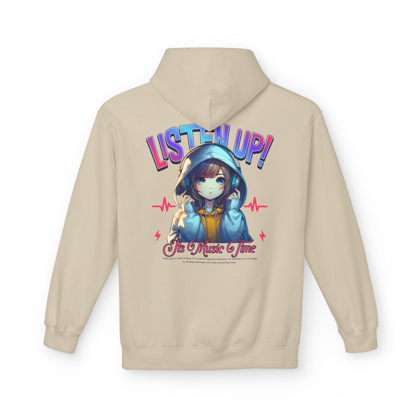 Listen Up It's Music Time Hoodie