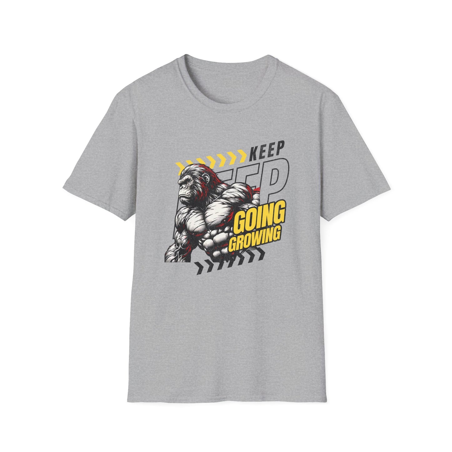 Gorilla Bodybuilding - Keep Growing T-shirt