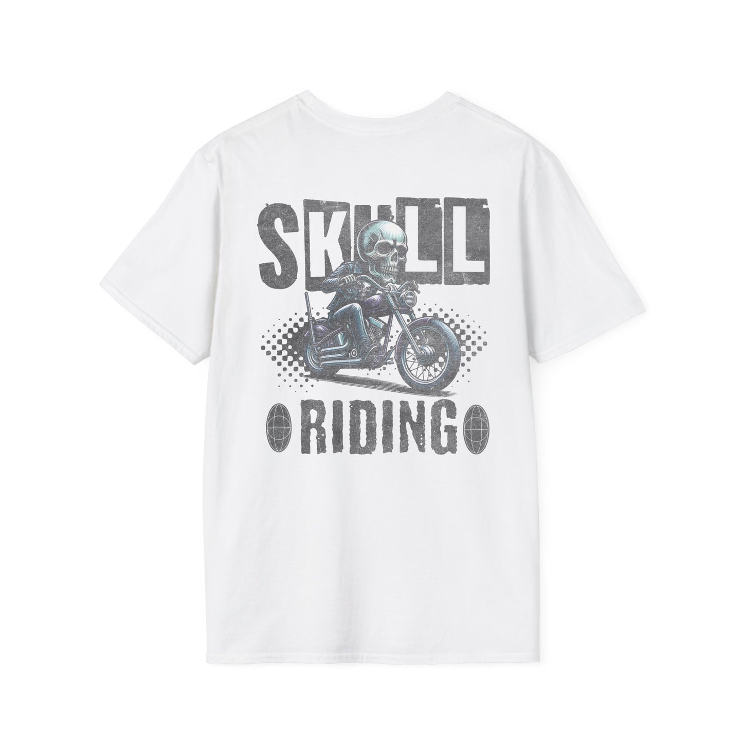 Skull Riding, Motorcycle Ride Unisex T-Shirt