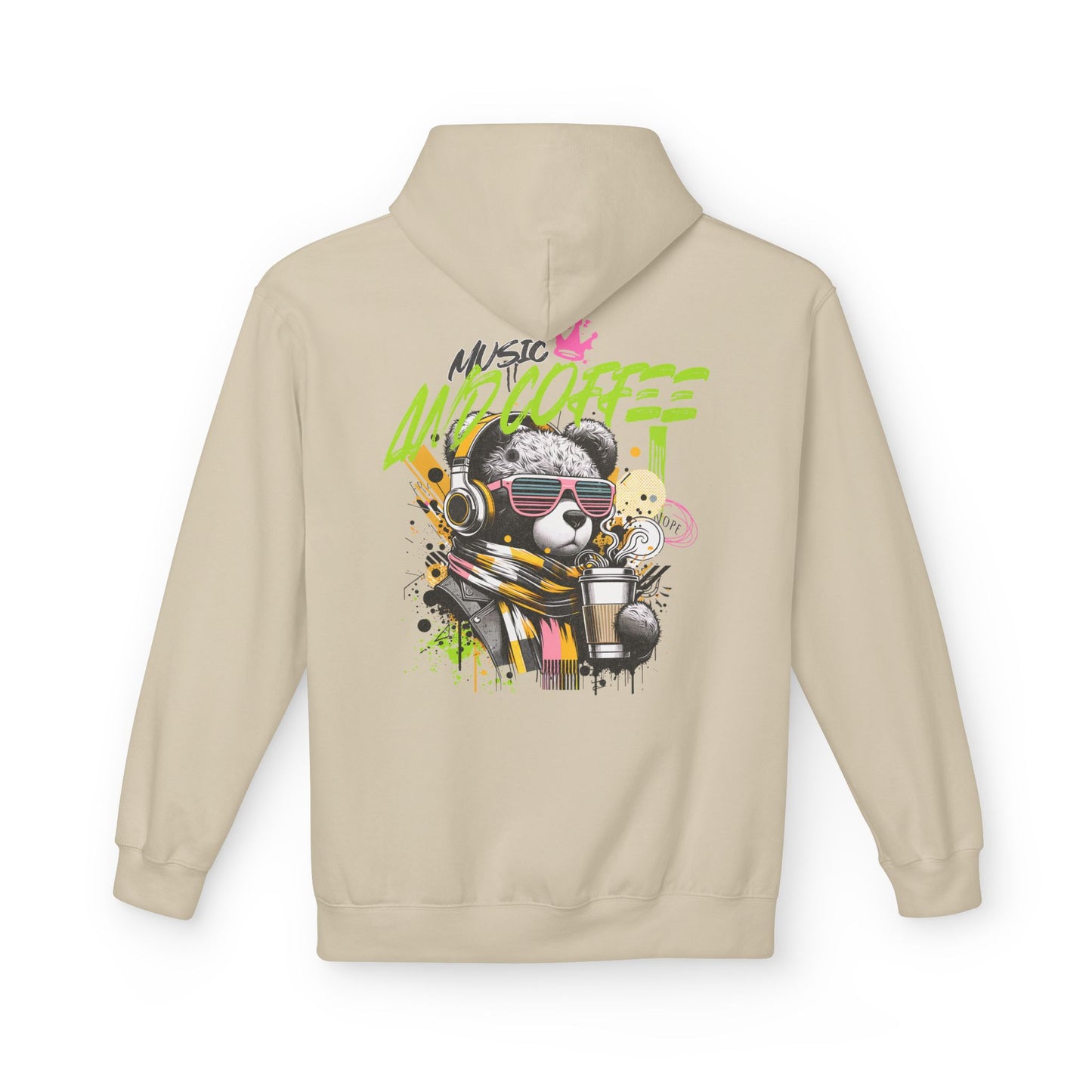 Music and Coffee Hoodie Design