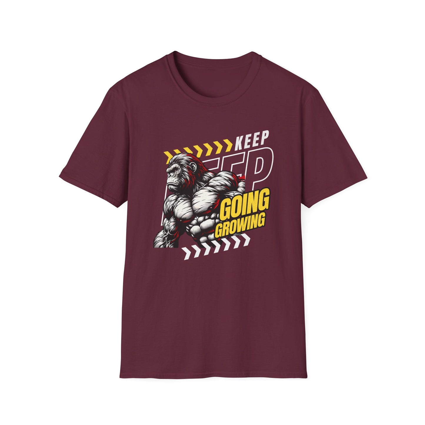 Gorilla Bodybuilding - Keep Growing T-shirt