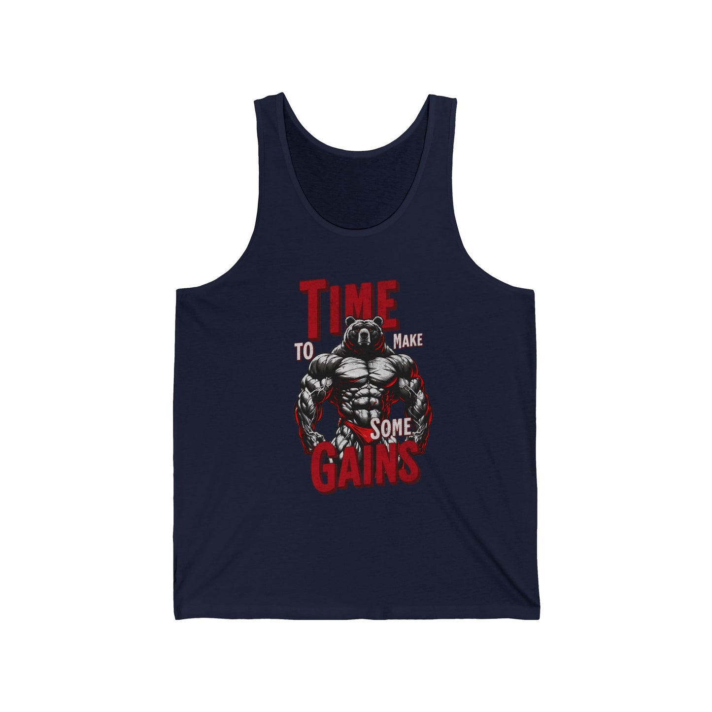 Bear Time to Make Gains Tank Top