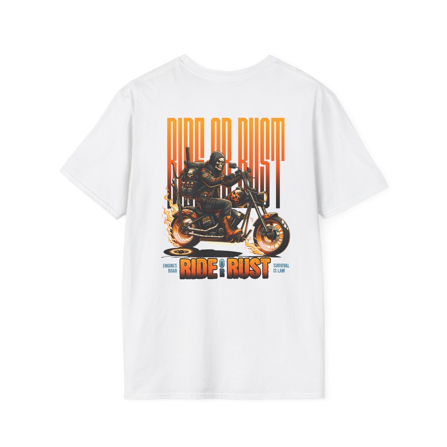 Skull Riding, Motorcycle Ride Unisex T-Shirt