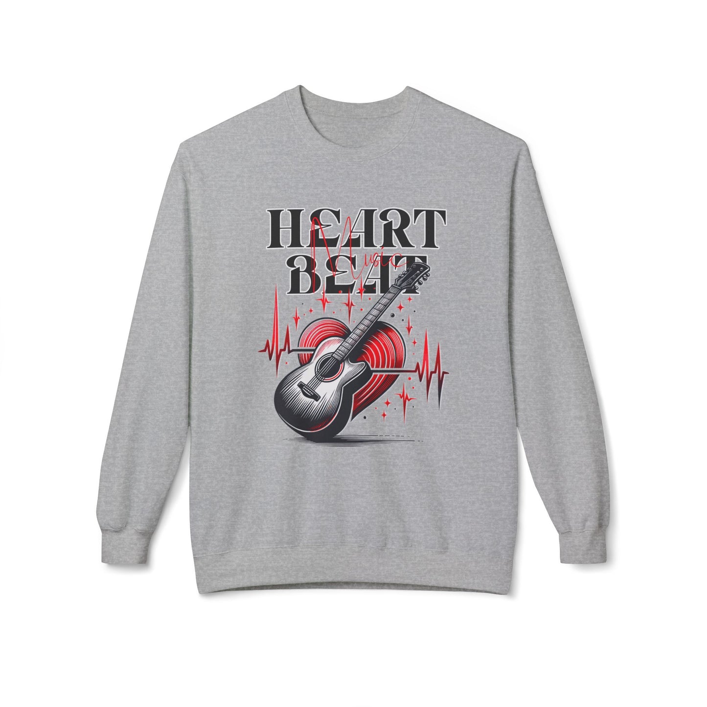 Music Heartbeat Crewneck Sweatshirt