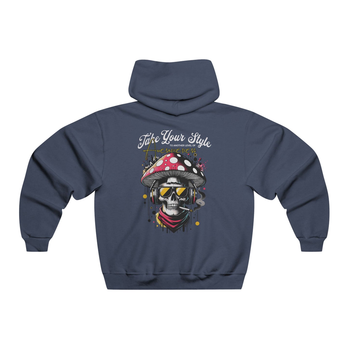 Hooded Sweatshirt Graffiti Style Hoodie