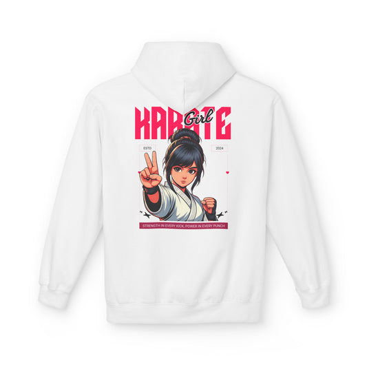 Karate Girl Hoodie Design