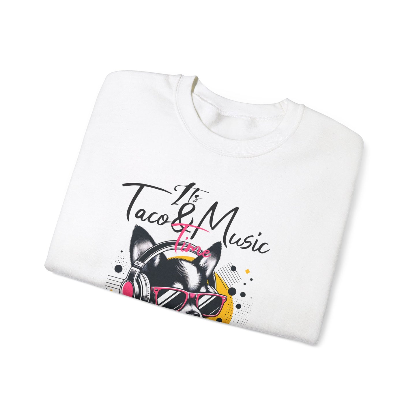 Taco Music Time Crewneck Sweatshirt