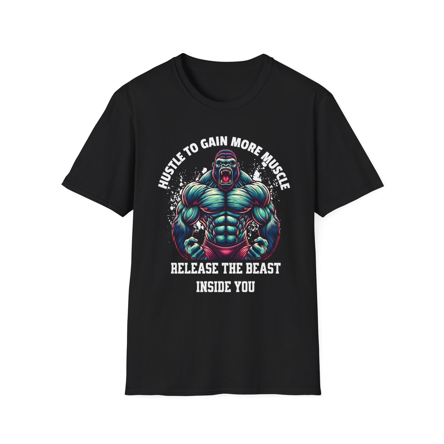 Muscle Hustle Unisex - Fitness Motivation T-Shirt