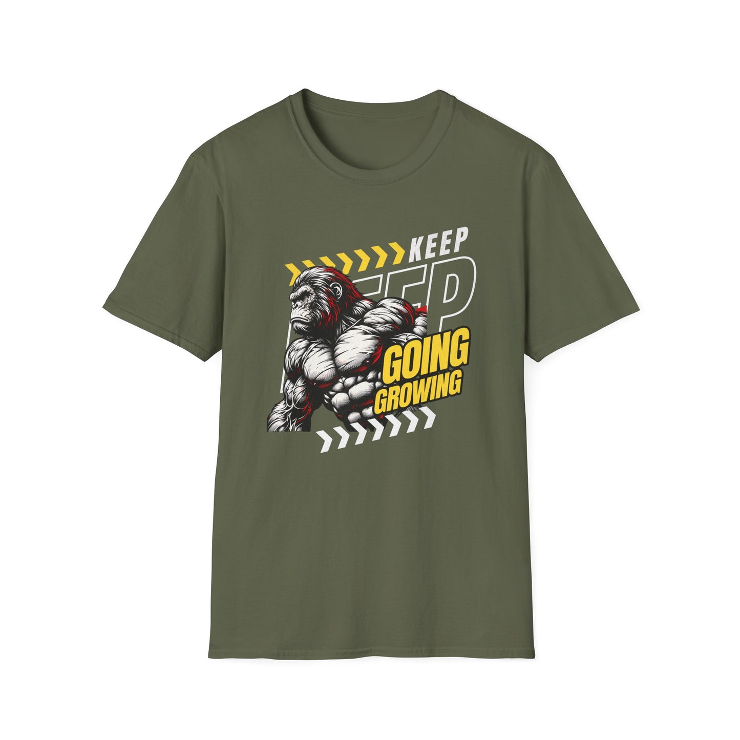 Gorilla Bodybuilding - Keep Growing T-shirt