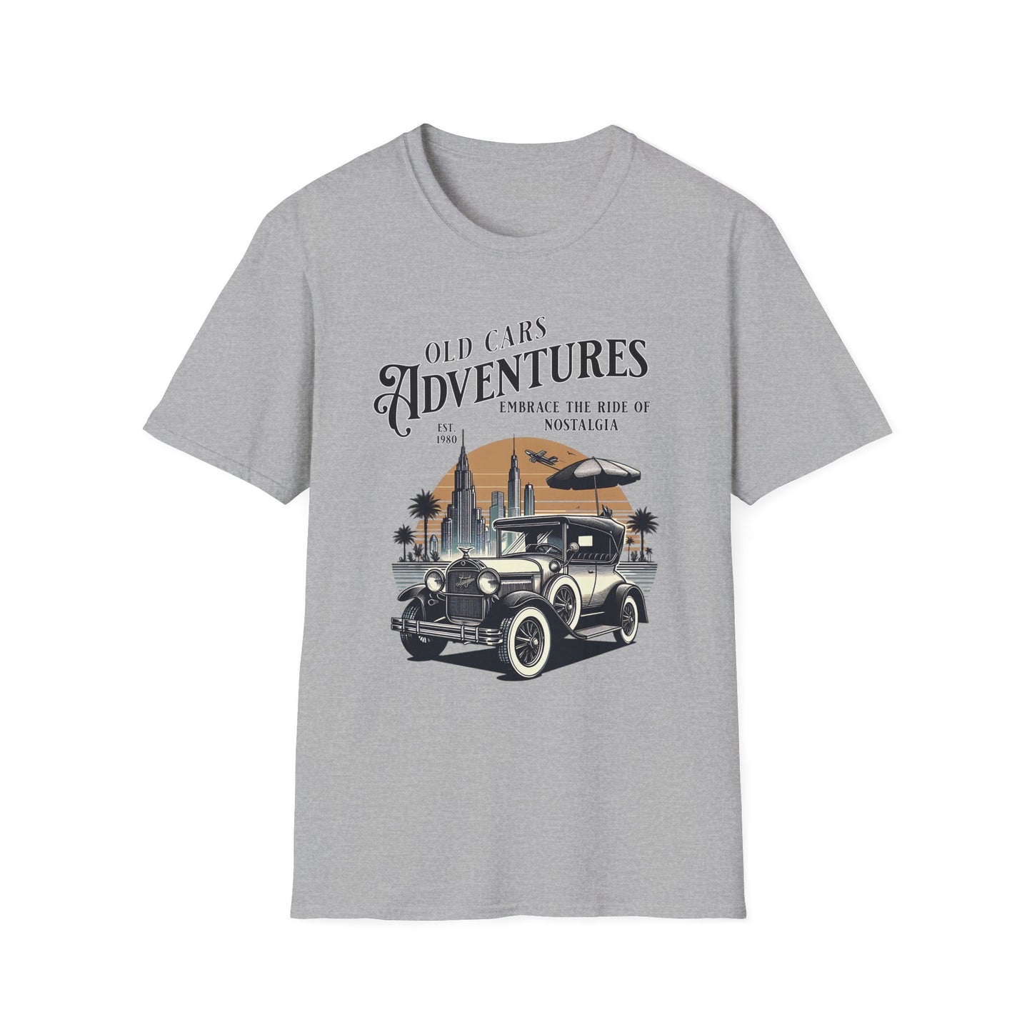 Old Cars Adventures Unisex T-Shirt