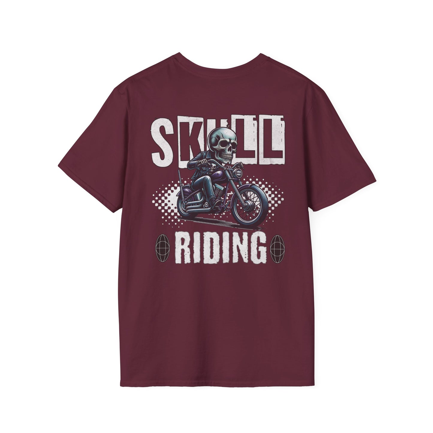 Skull Riding, Motorcycle Ride Unisex T-Shirt