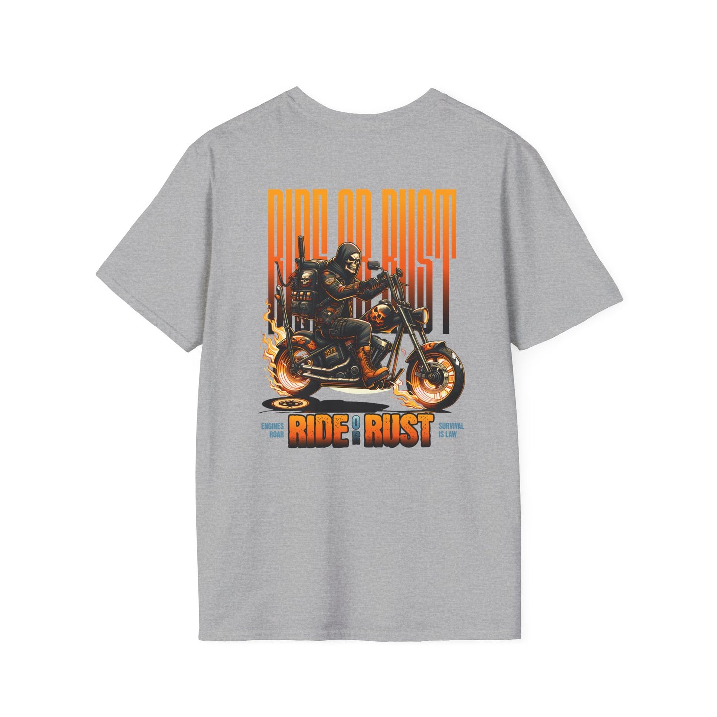 Skull Riding, Motorcycle Ride Unisex T-Shirt