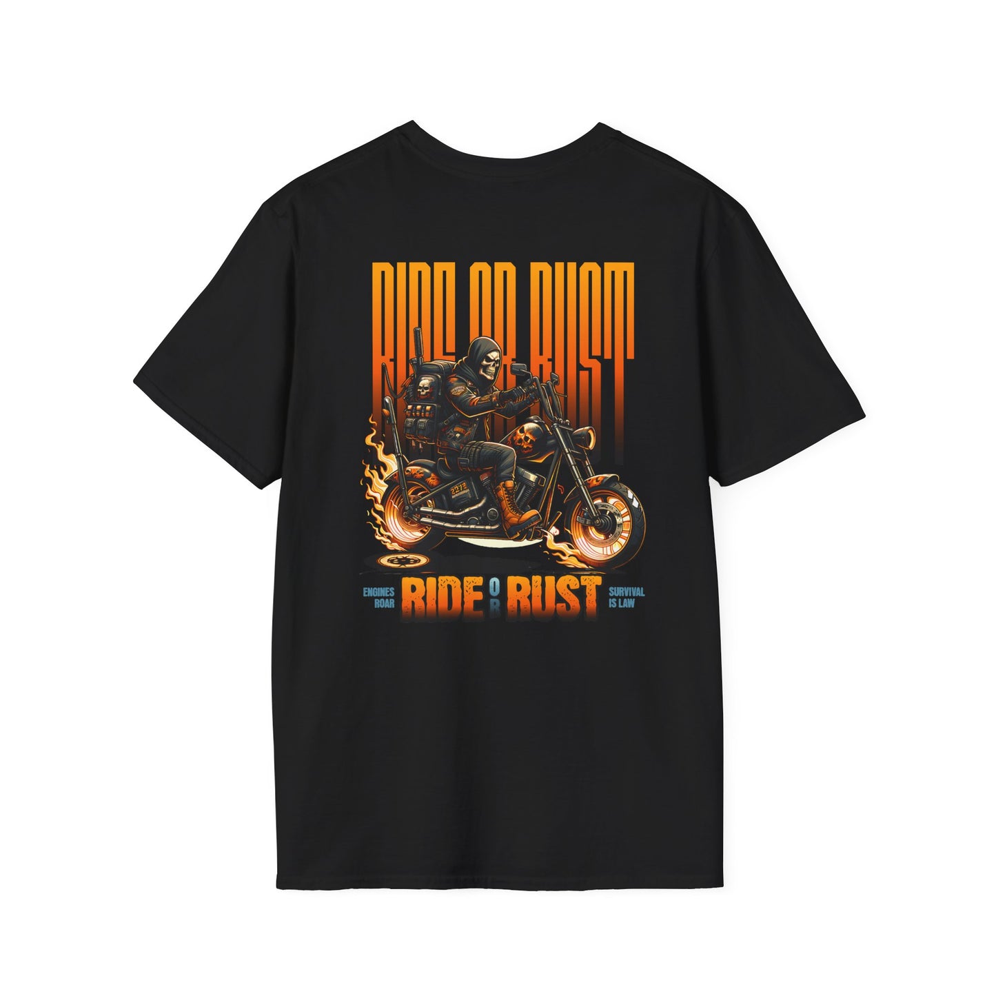 Skull Riding, Motorcycle Ride Unisex T-Shirt