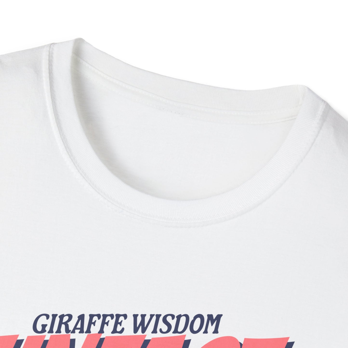 Giraffe Wisdom - Fun Fact I Don't Care Unisex Tee