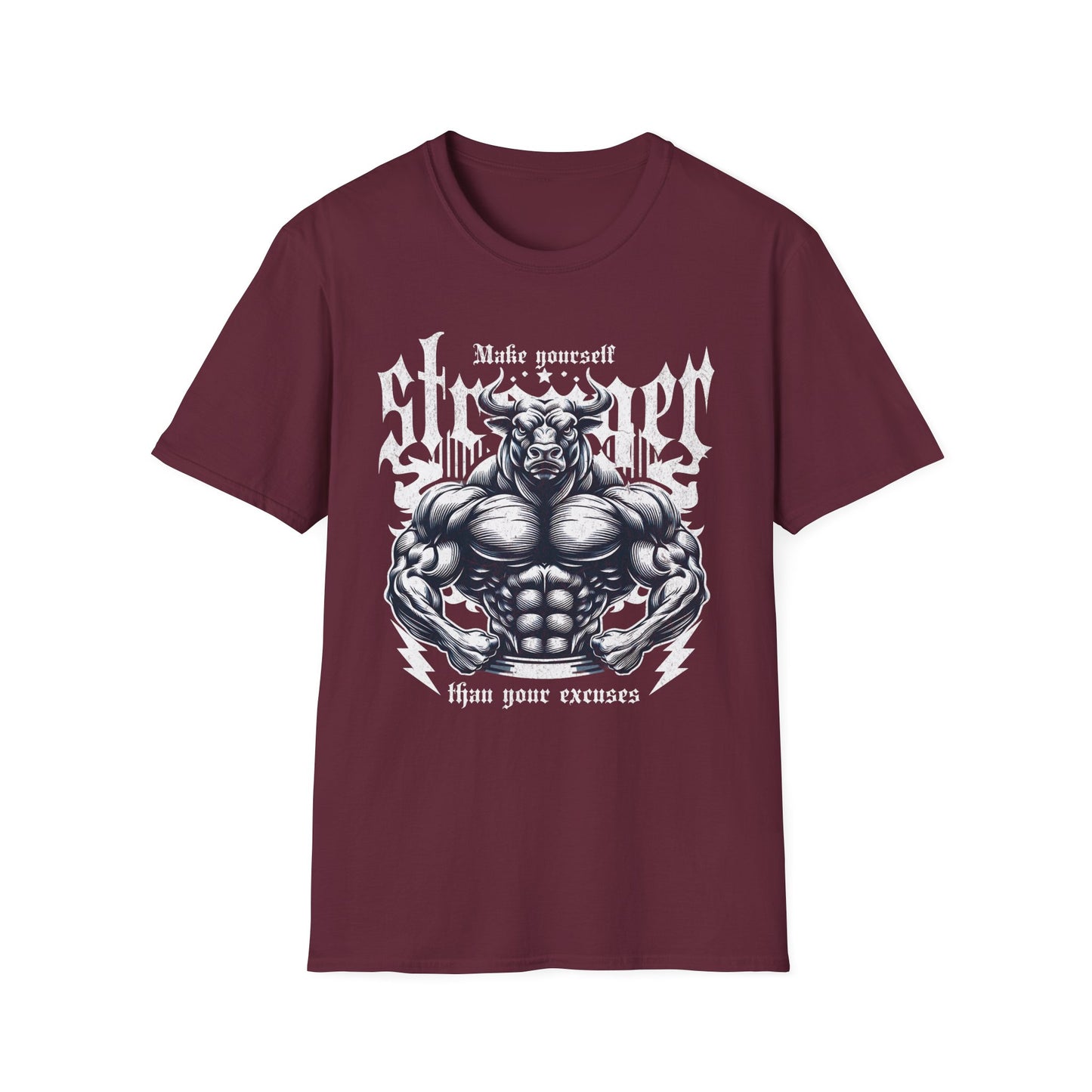 Gym Motivation - Make Yourself Stronger T-Shirt