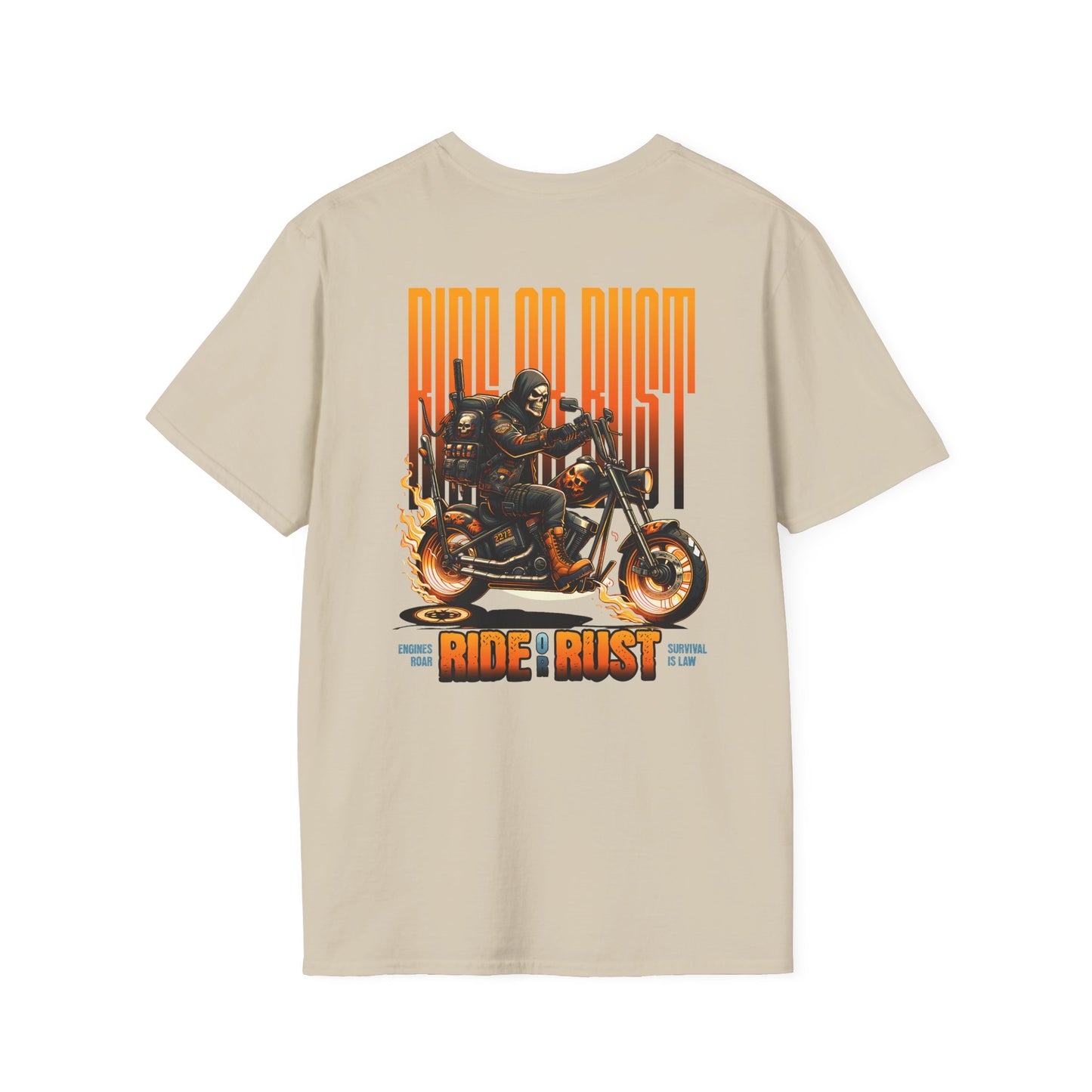 Skull Riding, Motorcycle Ride Unisex T-Shirt