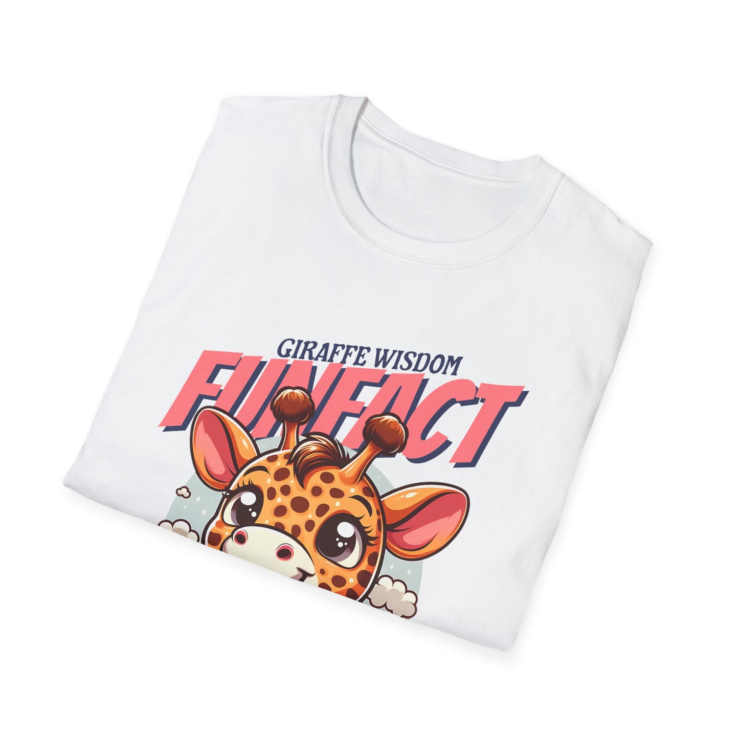 Giraffe Wisdom - Fun Fact I Don't Care Unisex Tee