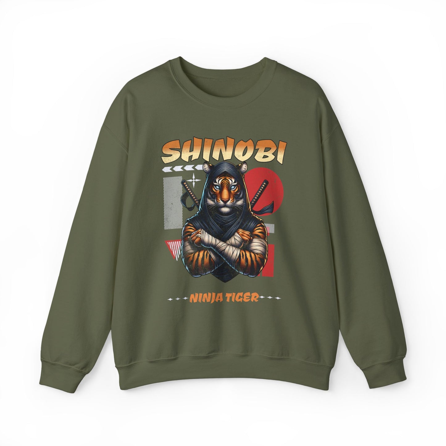 Tiger Ninja Sweatshirt Japanese Style