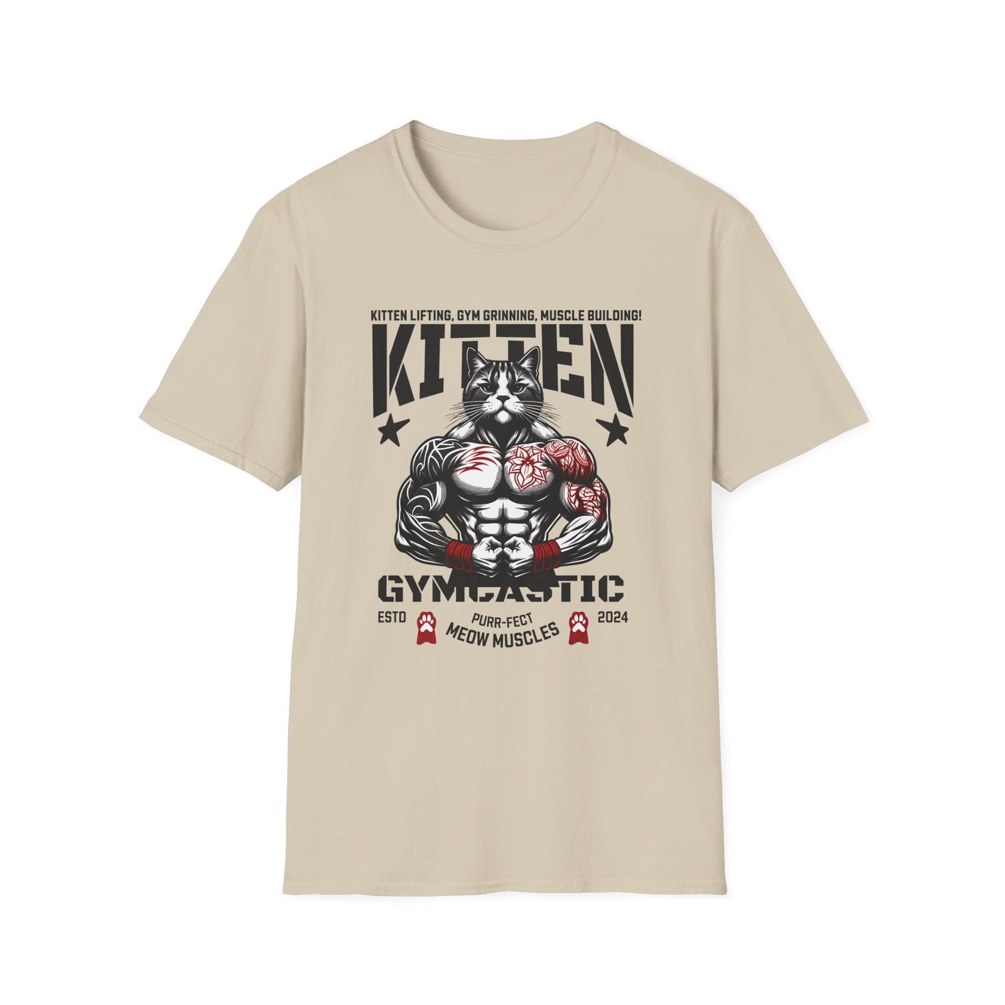 Cat Bodybuilding T-Shirt