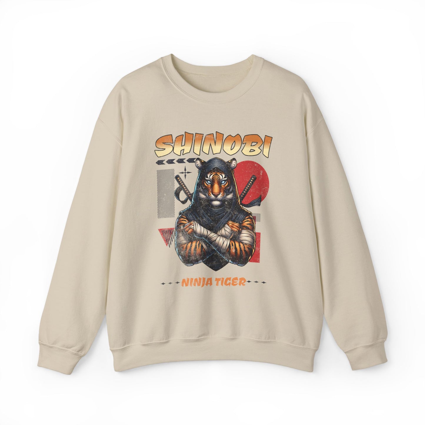 Tiger Ninja Sweatshirt Japanese Style