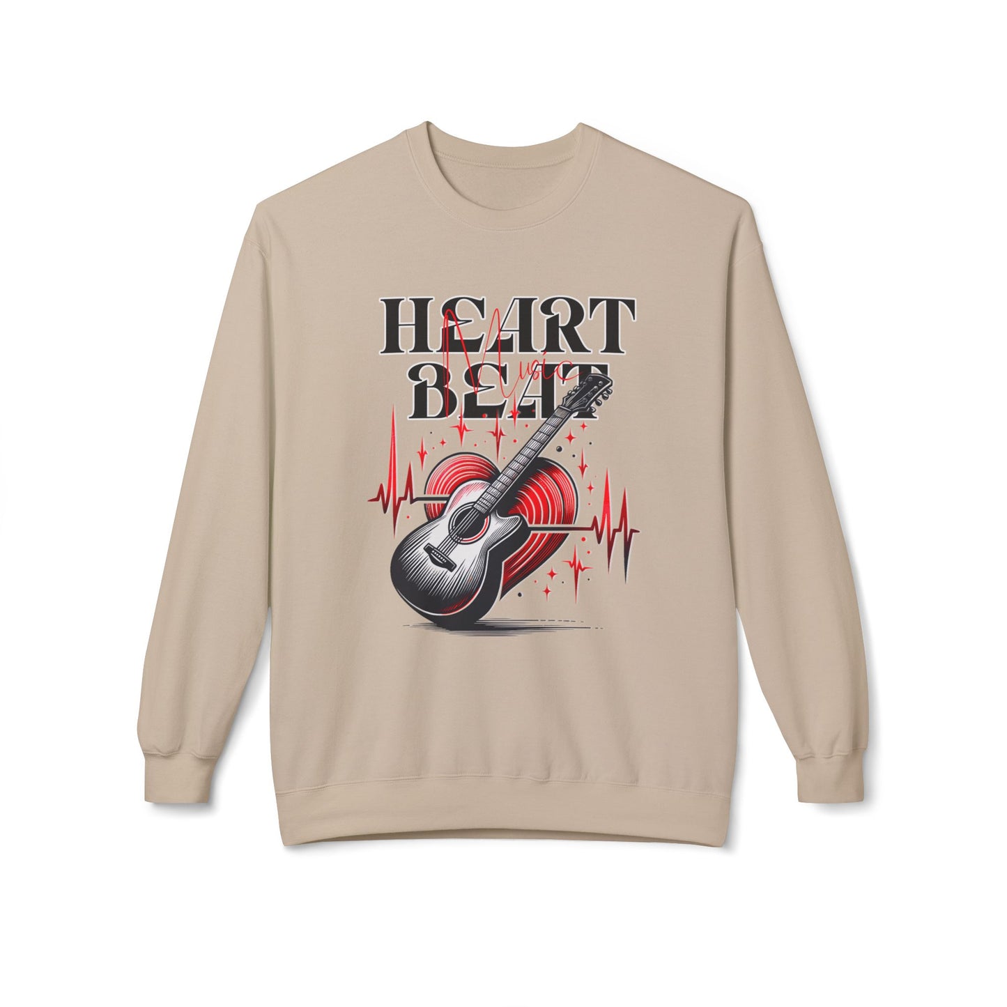 Music Heartbeat Crewneck Sweatshirt