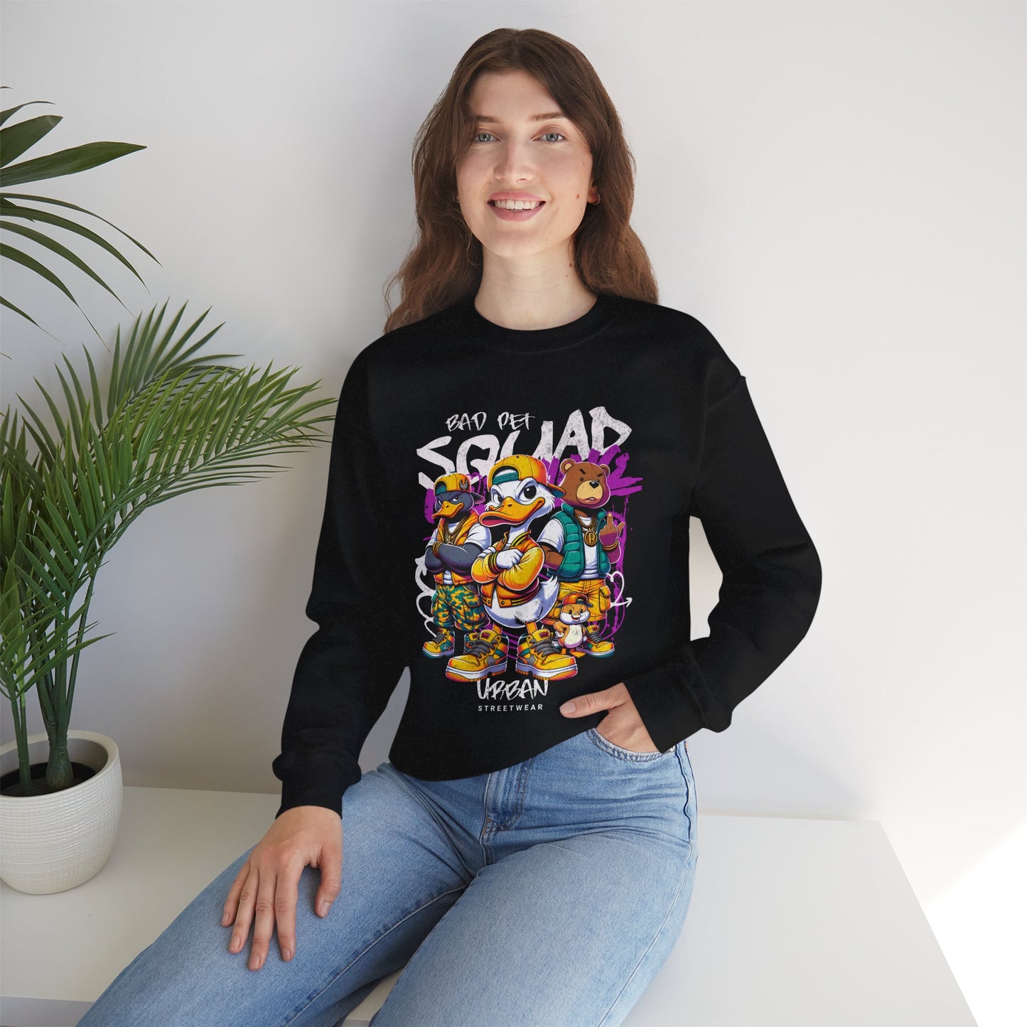 Bad Pet Squad Design Sweatshirt