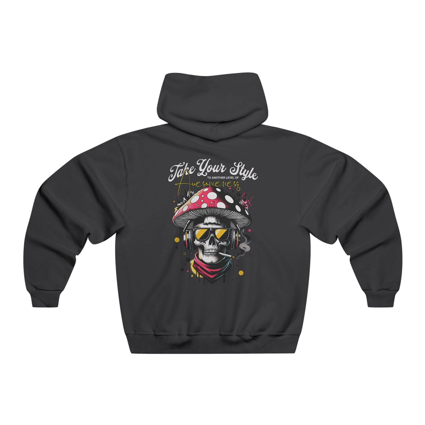 Hooded Sweatshirt Graffiti Style Hoodie