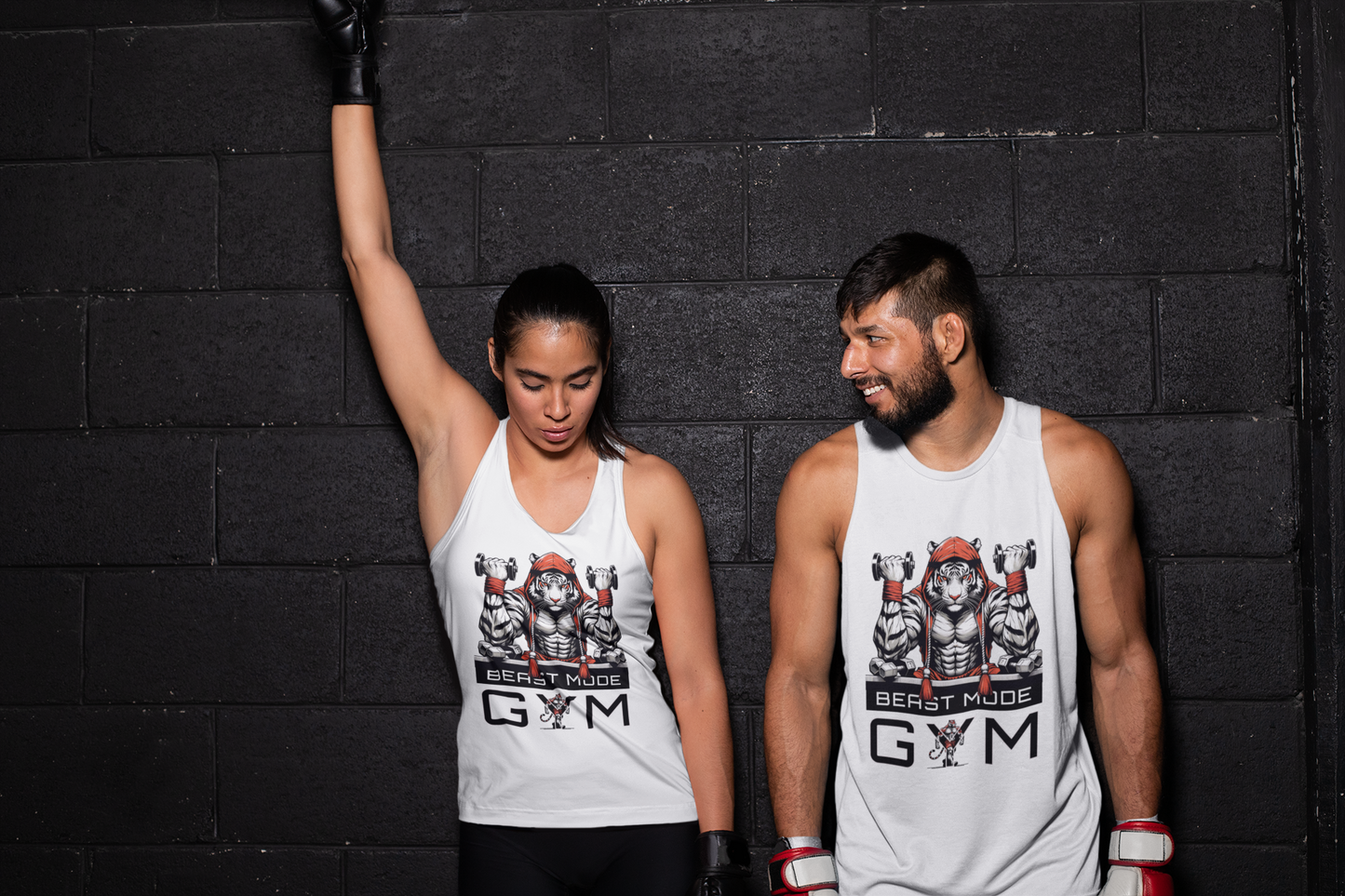 Beast Mode Tiger Workout Tank Top