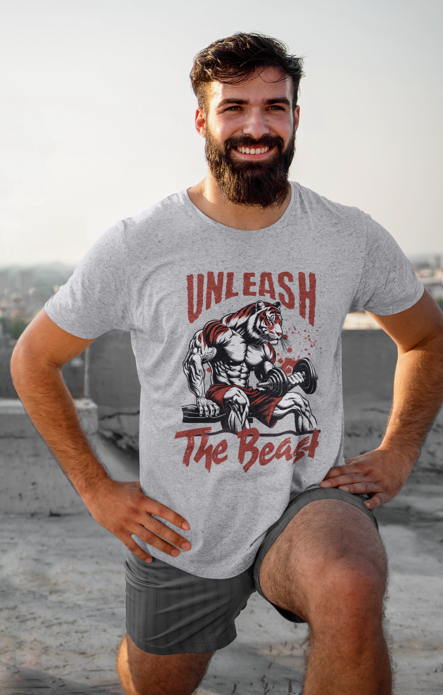Tiger Gym Unisex - Unleash the Beast T-Shirt