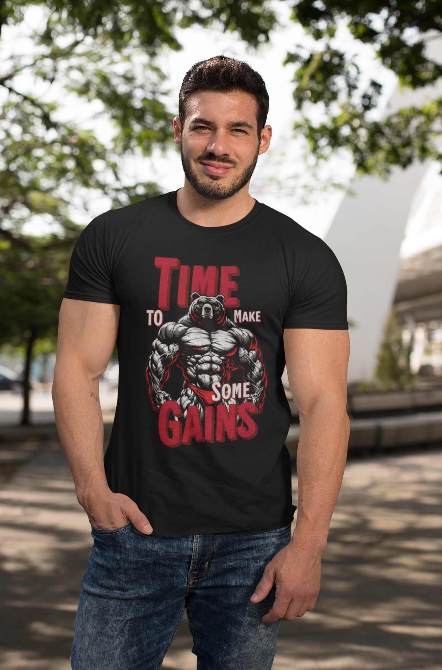 Bear Bodybuilding T-Shirt