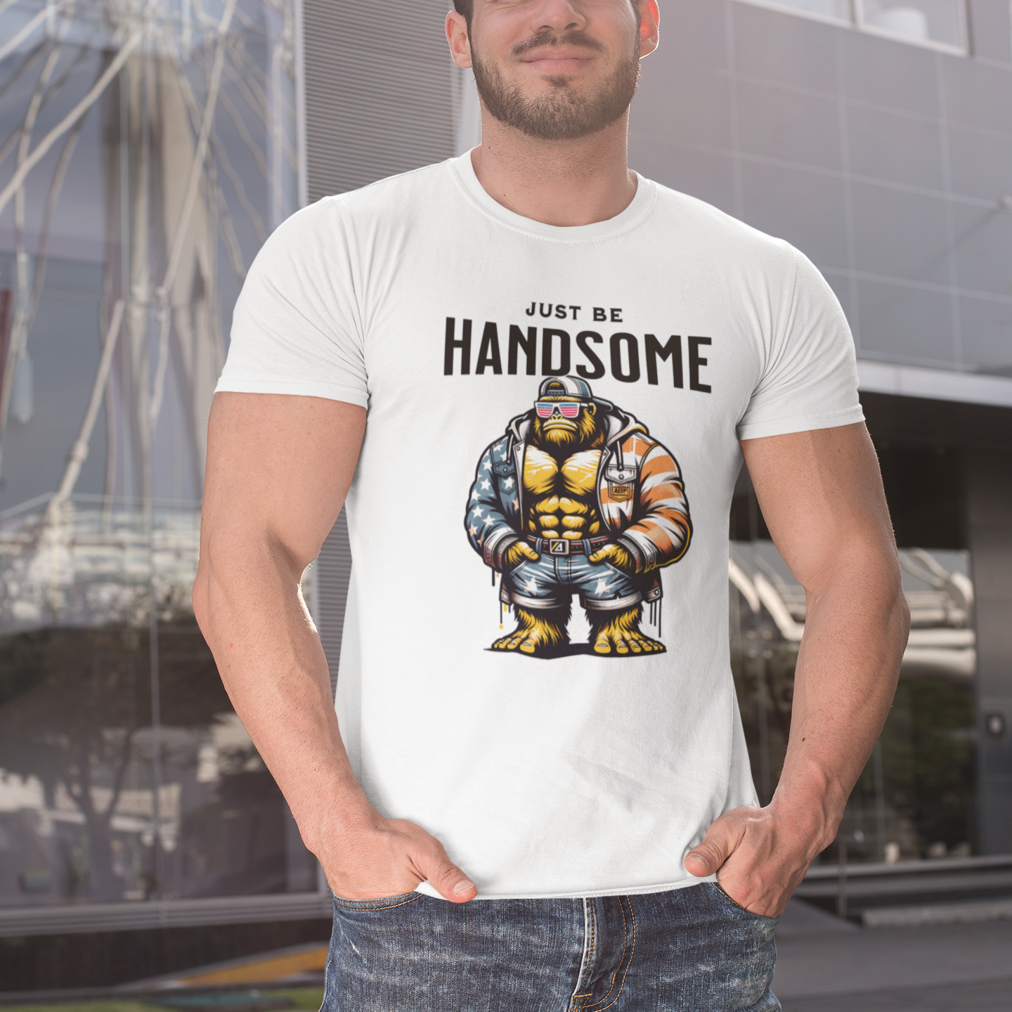 Bigfoot Unisex - Handsome Wilderness T-Shirt