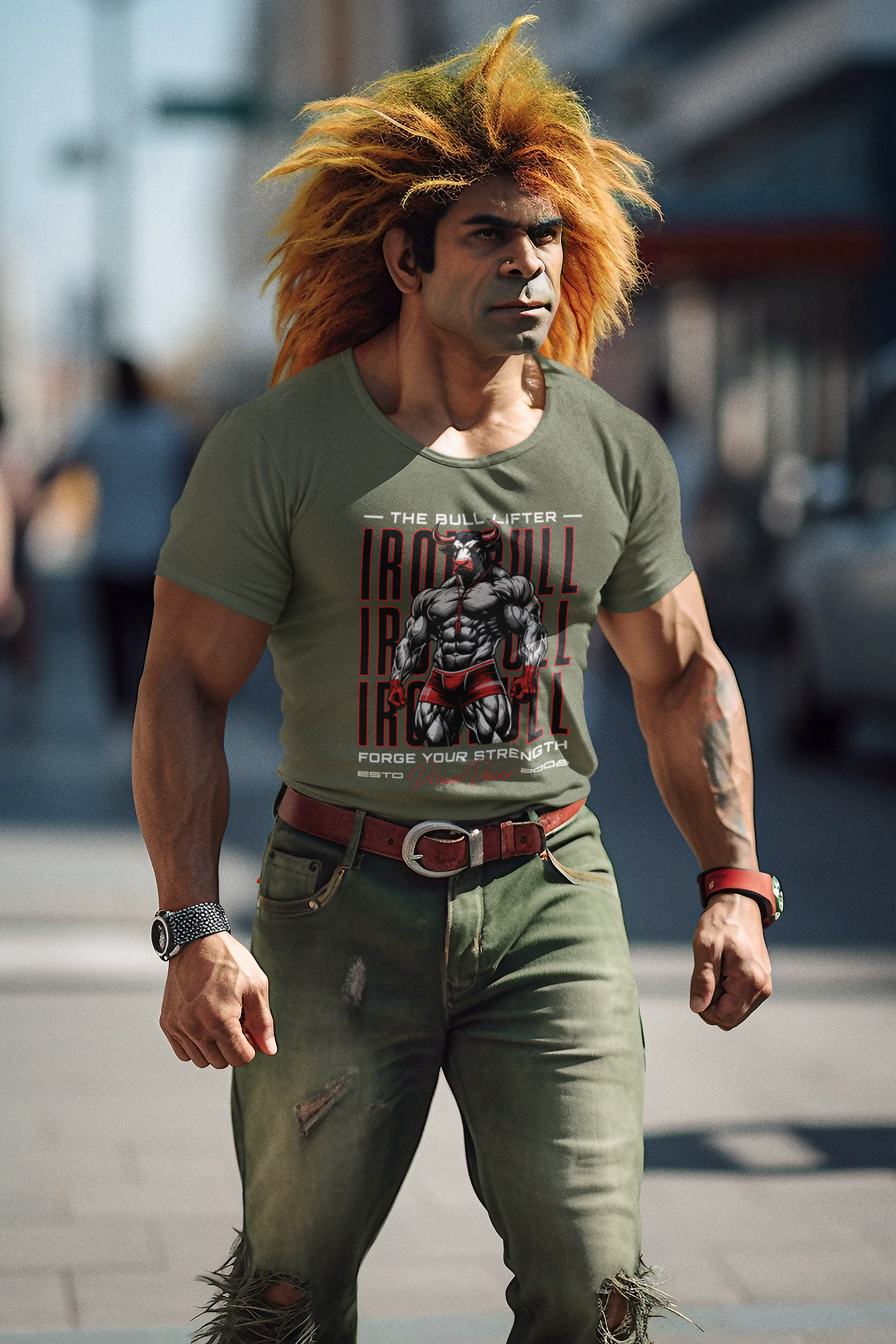 Bull Bodybuilding T-Shirt