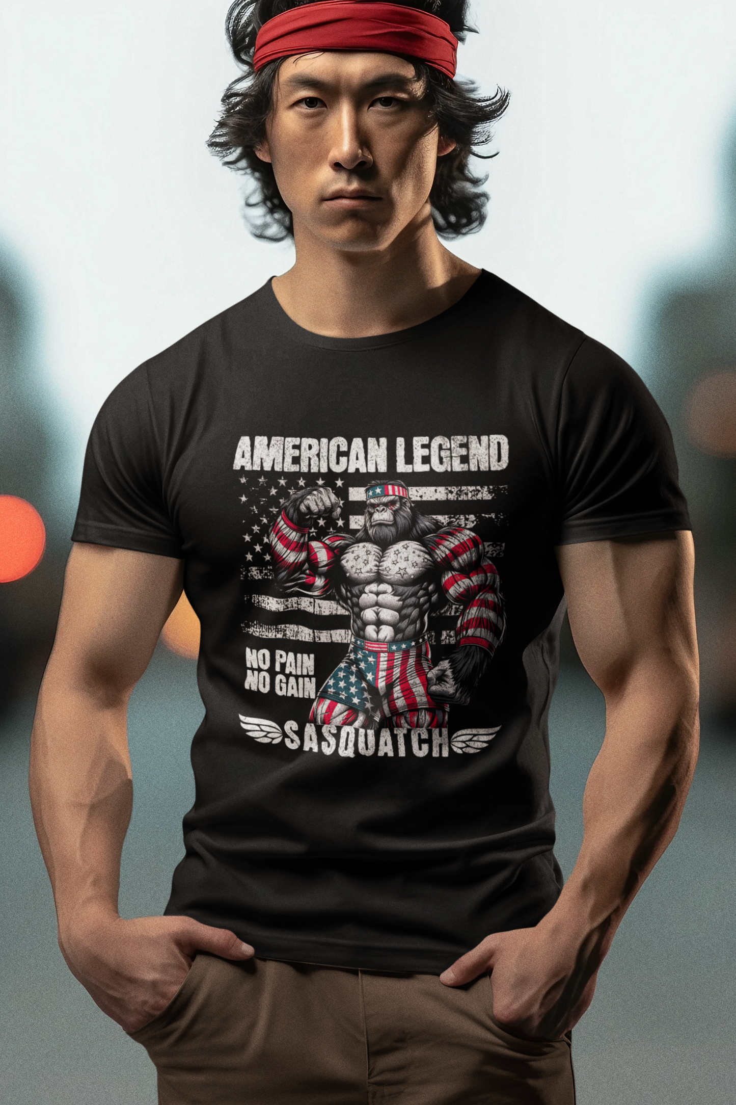 Bigfoot Bodybuilding T-Shirt