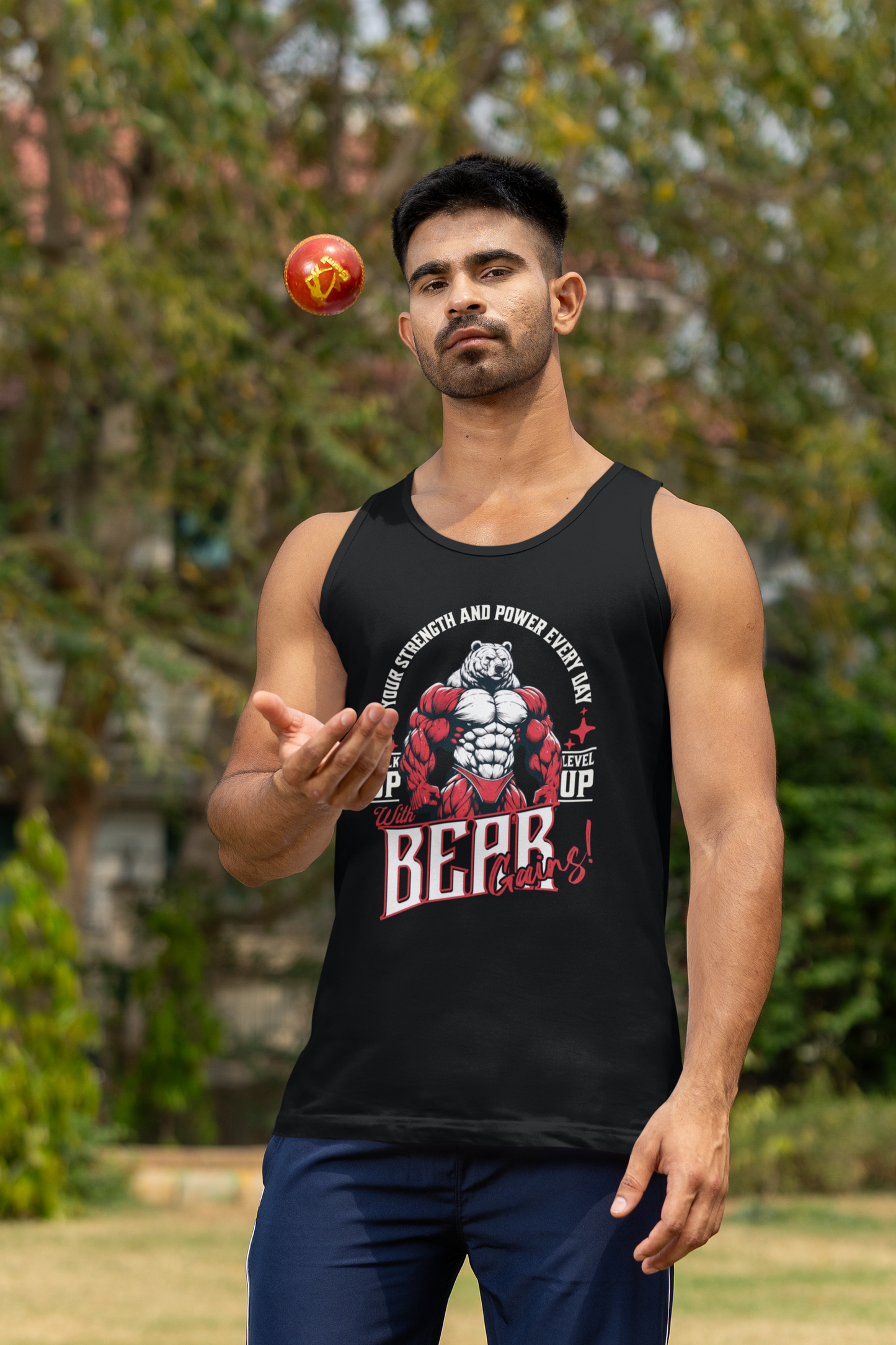 Bear Gym Workout Tank Top