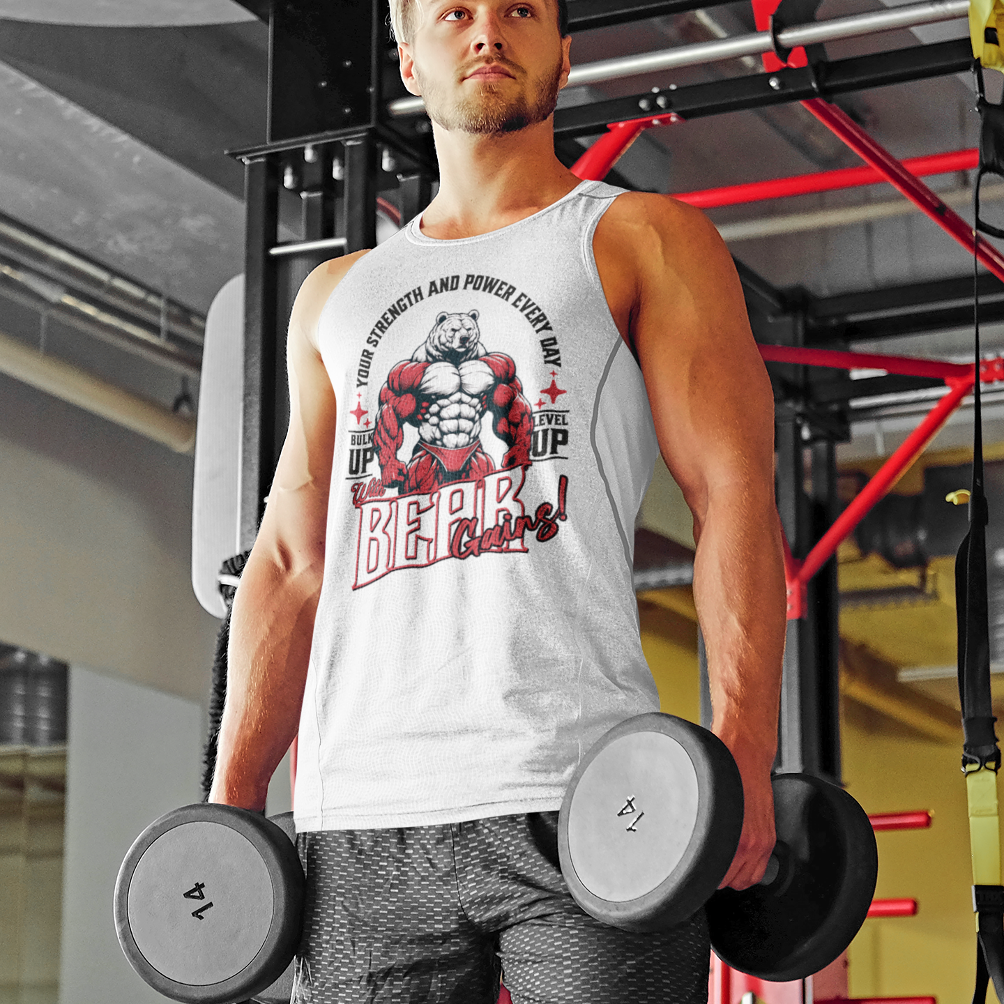 Bear Gym Workout Tank Top