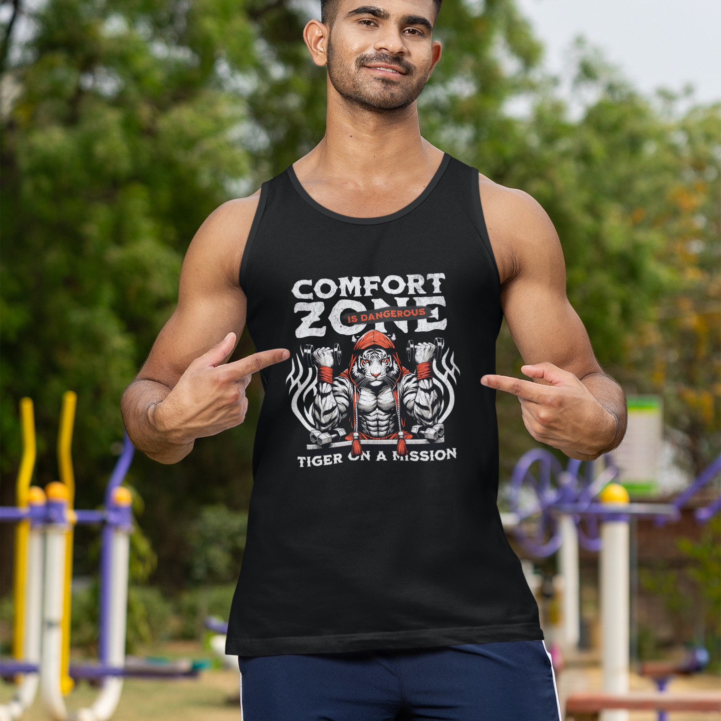 Tiger Fitness - Athletic Wear for Gym Enthusiasts Tank Top