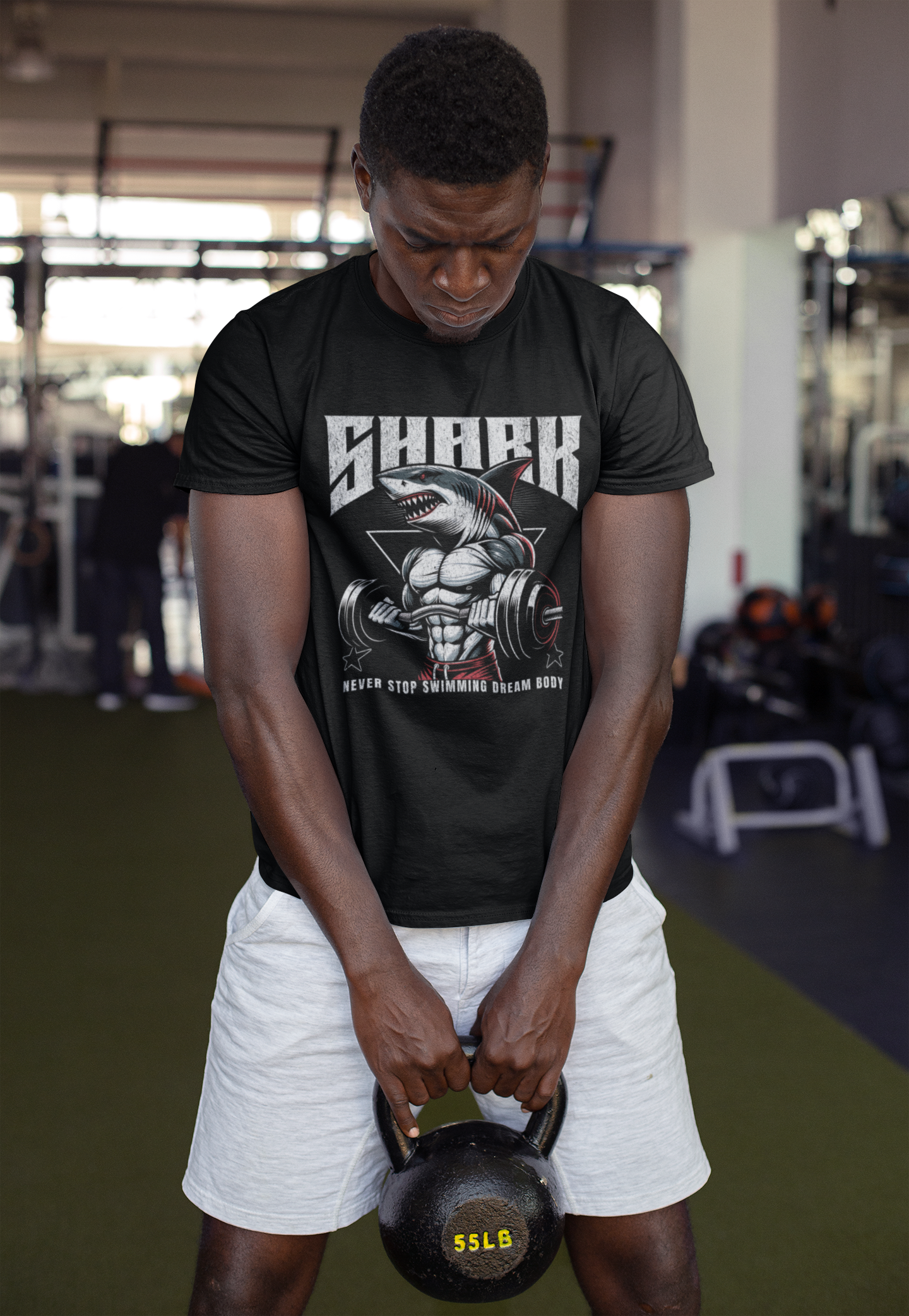 Shark Gym Bodybuilding T-Shirt