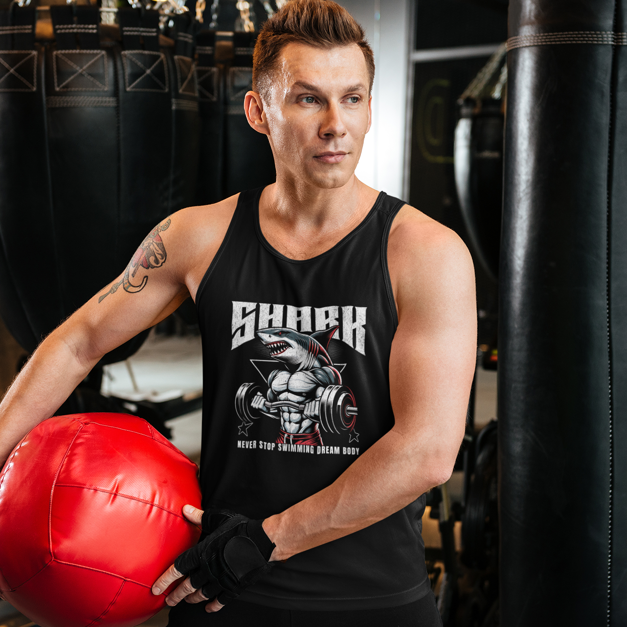 Shark Fitness Tank Top