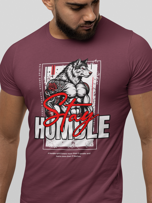 Wolf Stay Humble T-Shirt