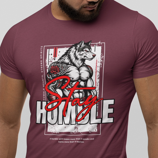 Wolf Stay Humble T-Shirt