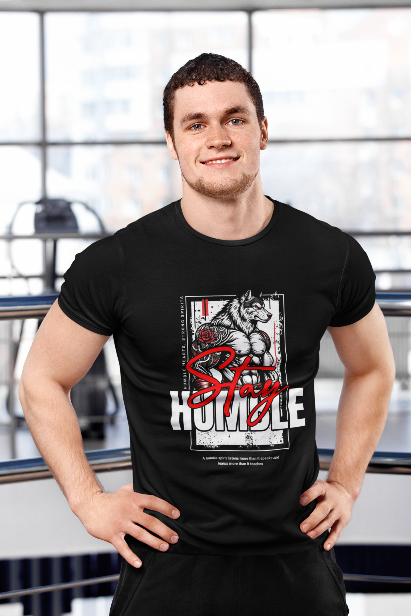 Wolf Stay Humble T-Shirt