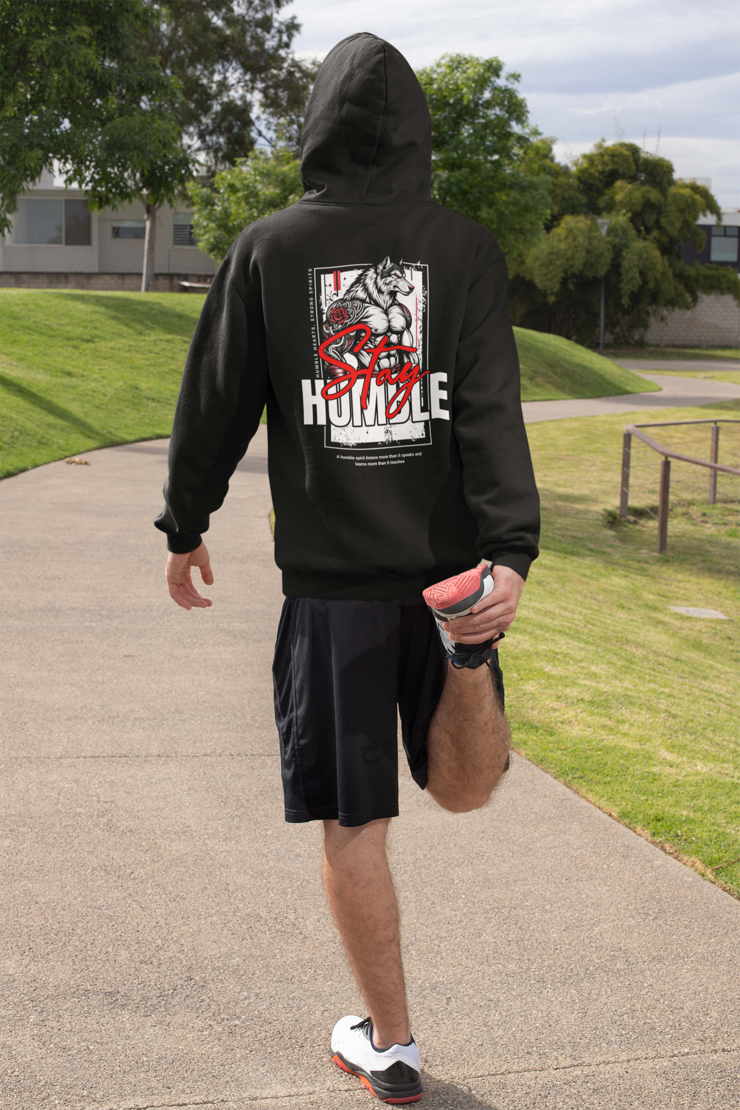 Hooded Sweatshirt - Fitness Wolf Hoodie