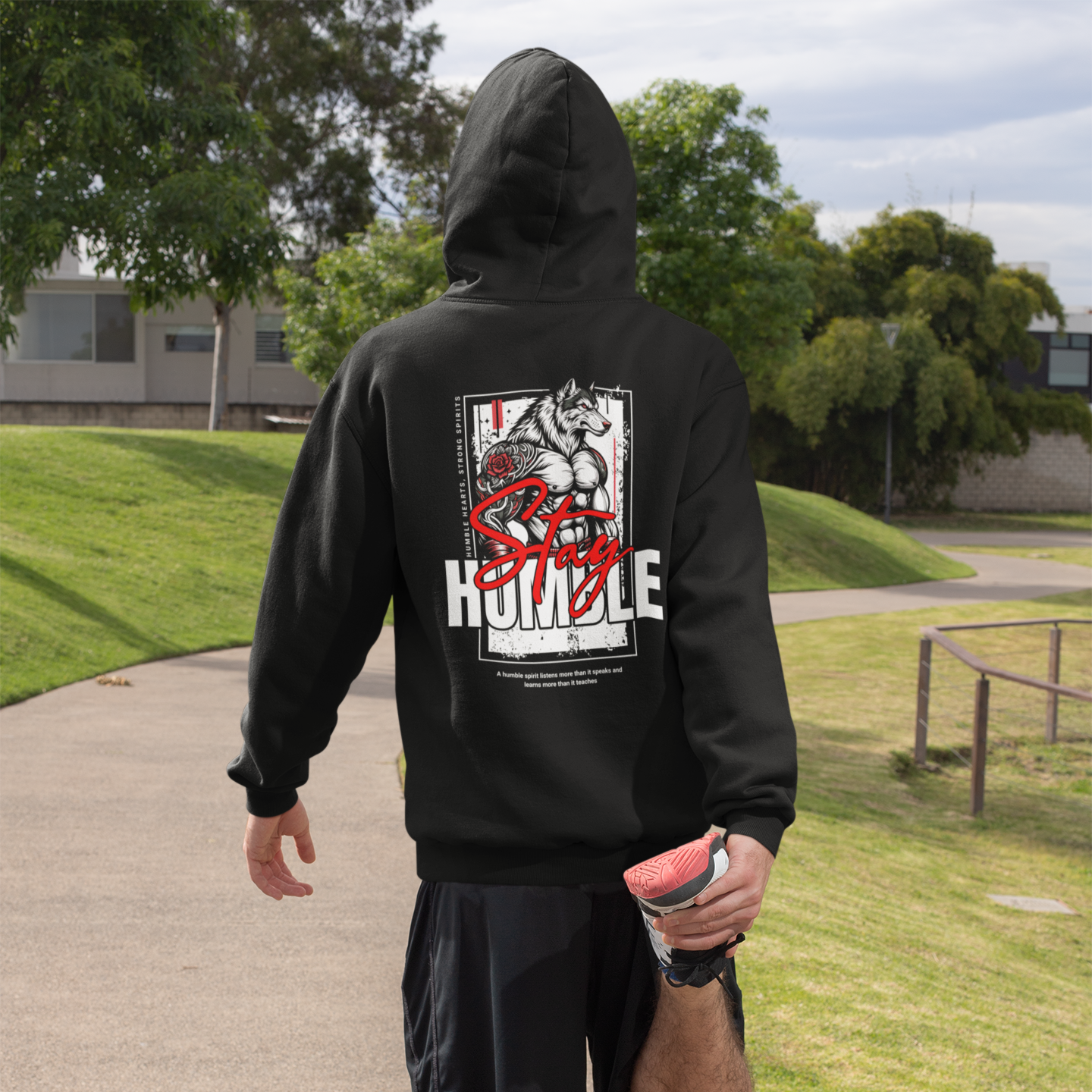 Hooded Sweatshirt - Fitness Wolf Hoodie
