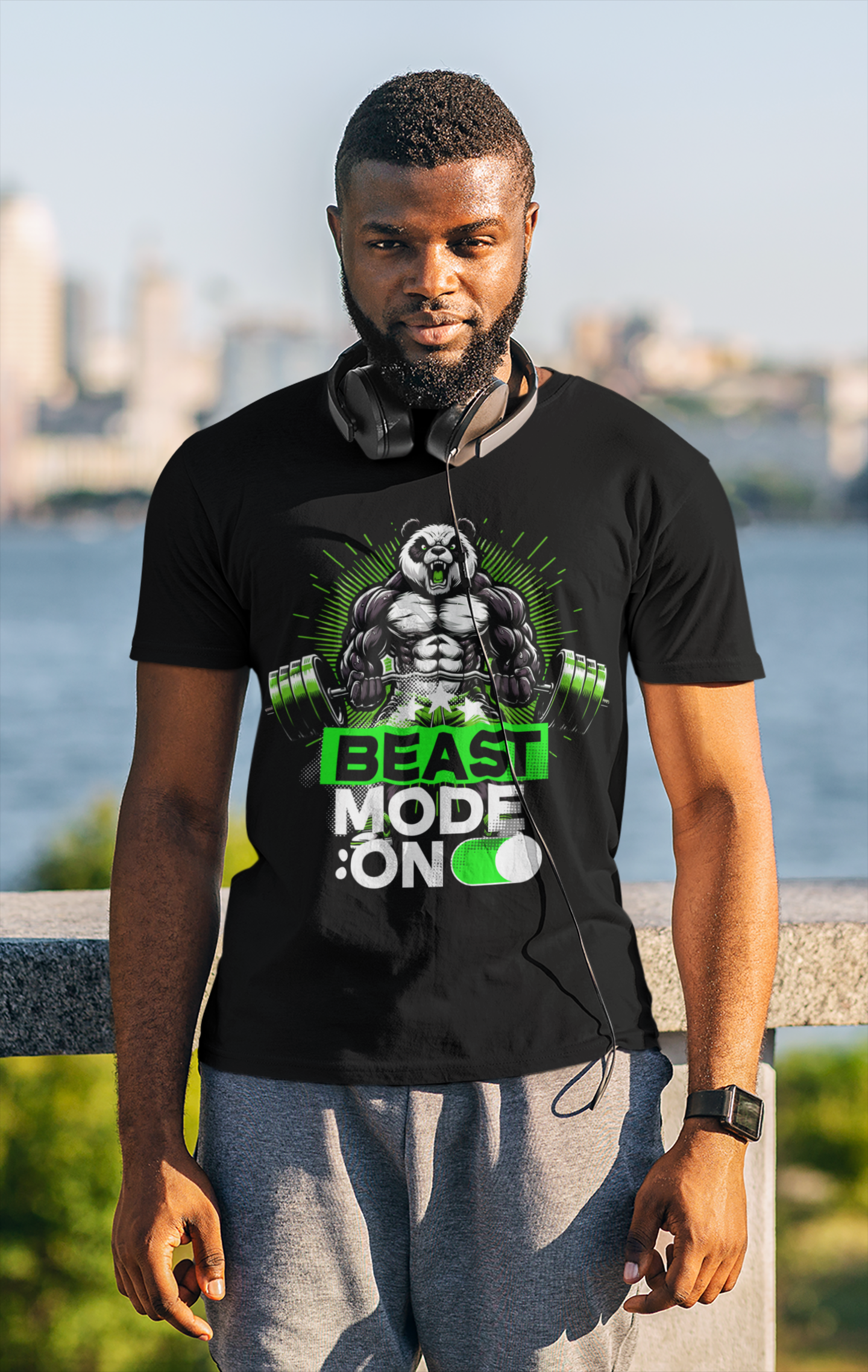 Panda Beast Mode On T-Shirt