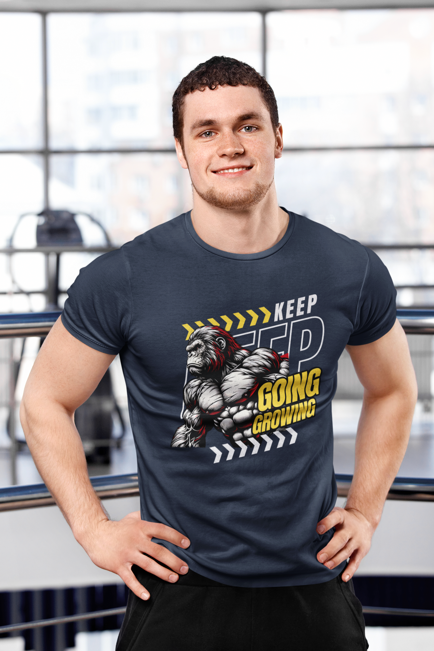 Gorilla Bodybuilding - Keep Growing T-shirt