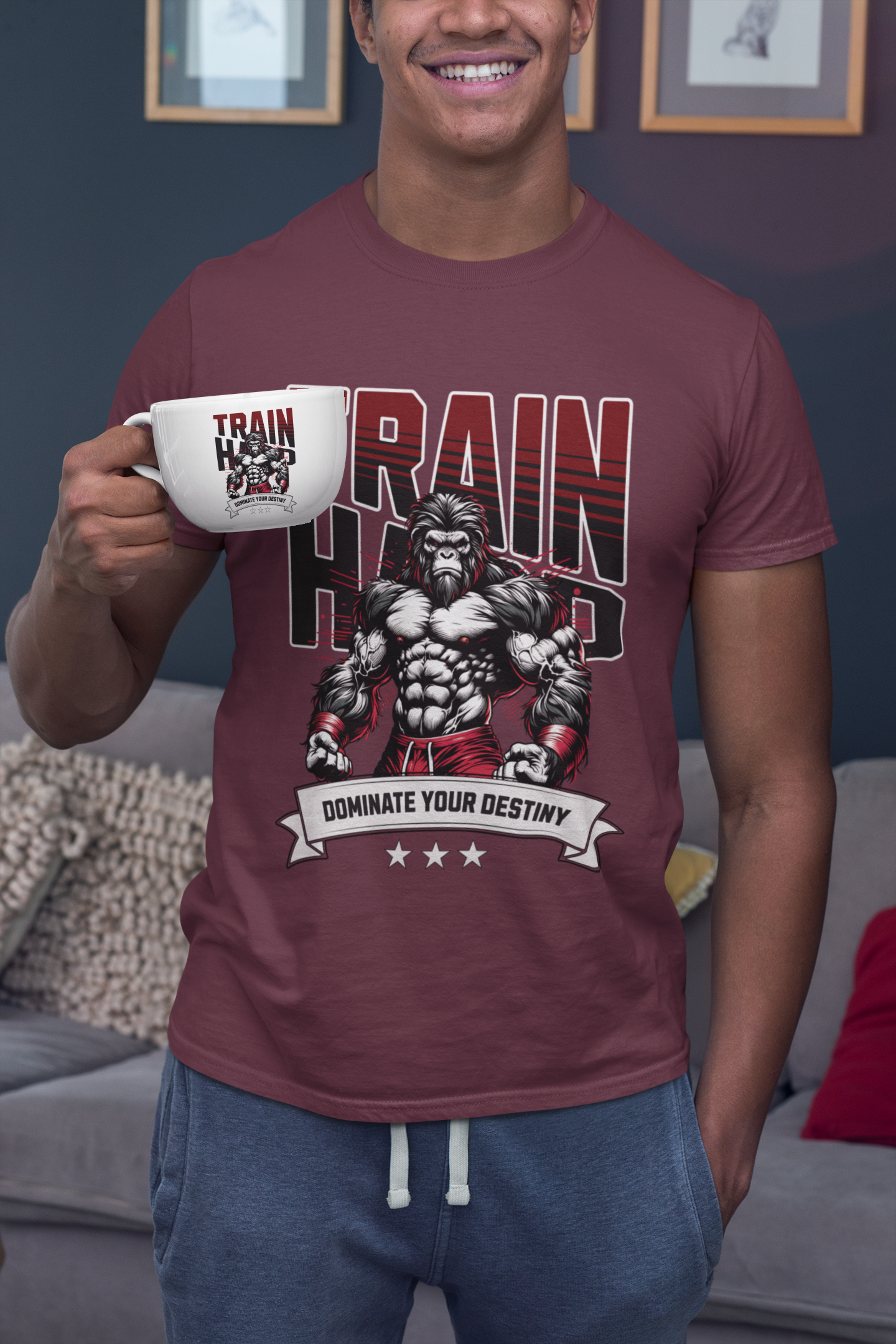 Ape Bodybuilding T-Shirt